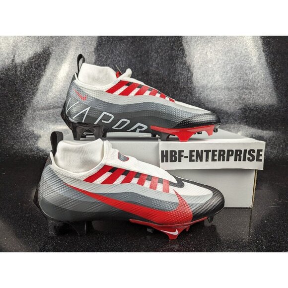 Nike Vapor Edge Pro 360 Football Black Red White Men's Size 8 NEW